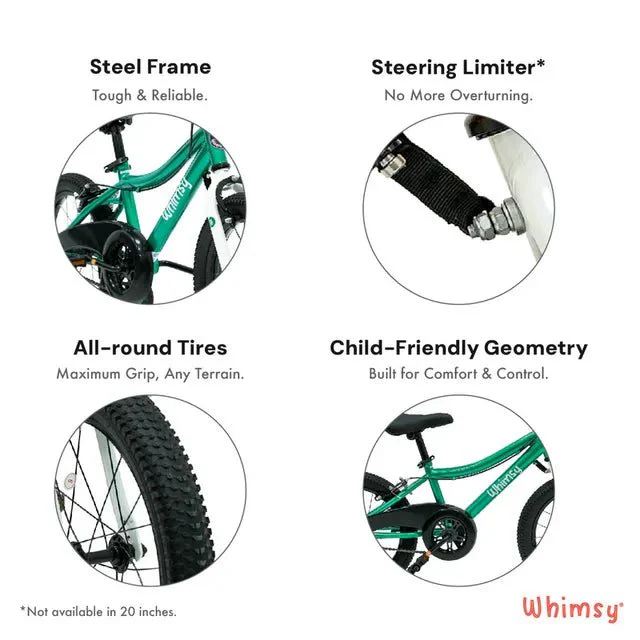 Whimsy Classic Bicycle 16 Inch Green WM16CL-GN - Image 4