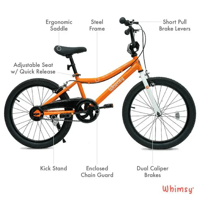 Whimsy Classic Bicycle 20 Inch Orange WM20CL-OR - Image 3