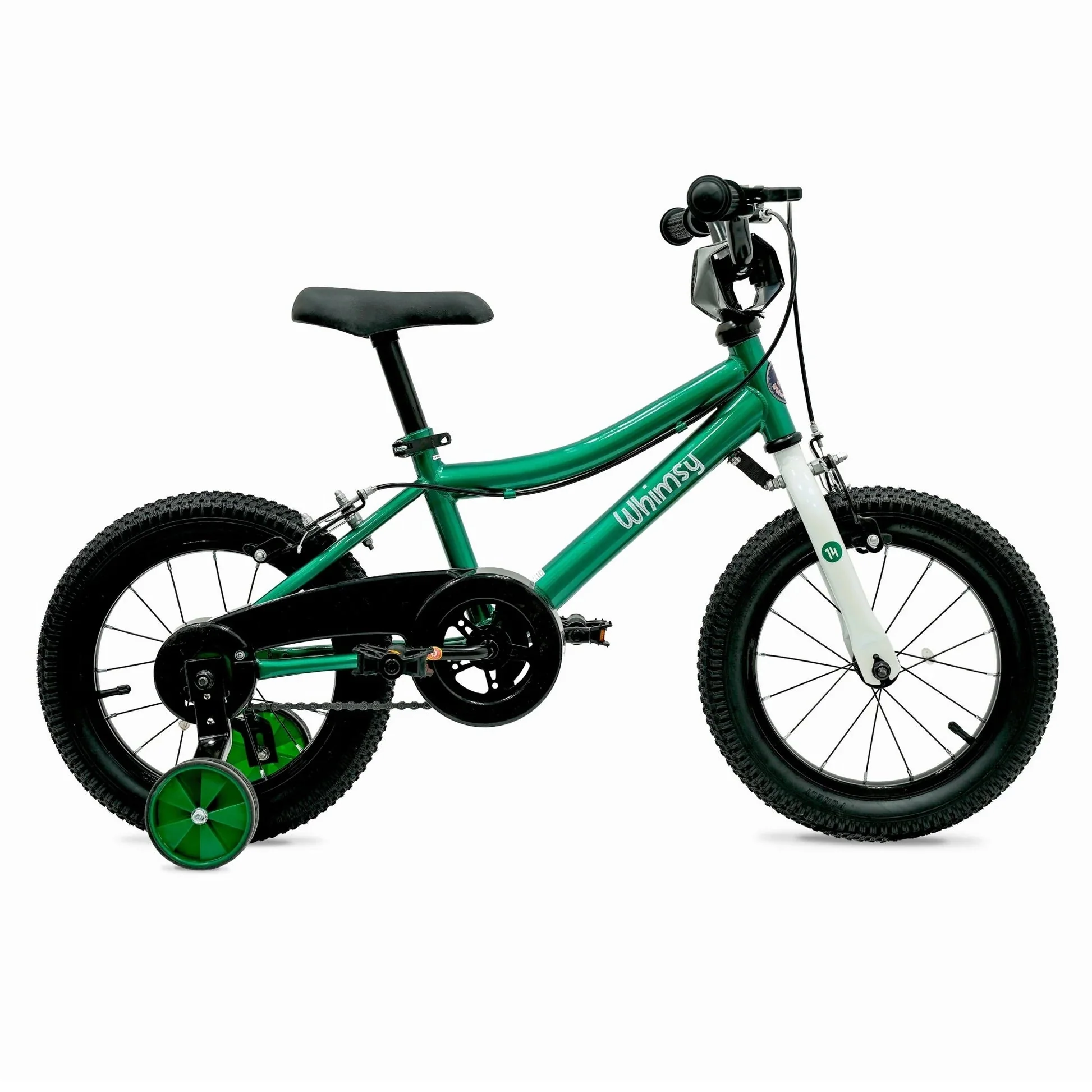 Whimsy Classic Bicycle 14 Inch Green WM14CL-GN