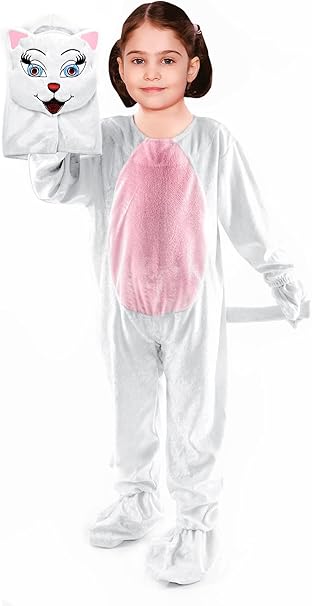 Costume Cat White 31 2-3 - Image 2