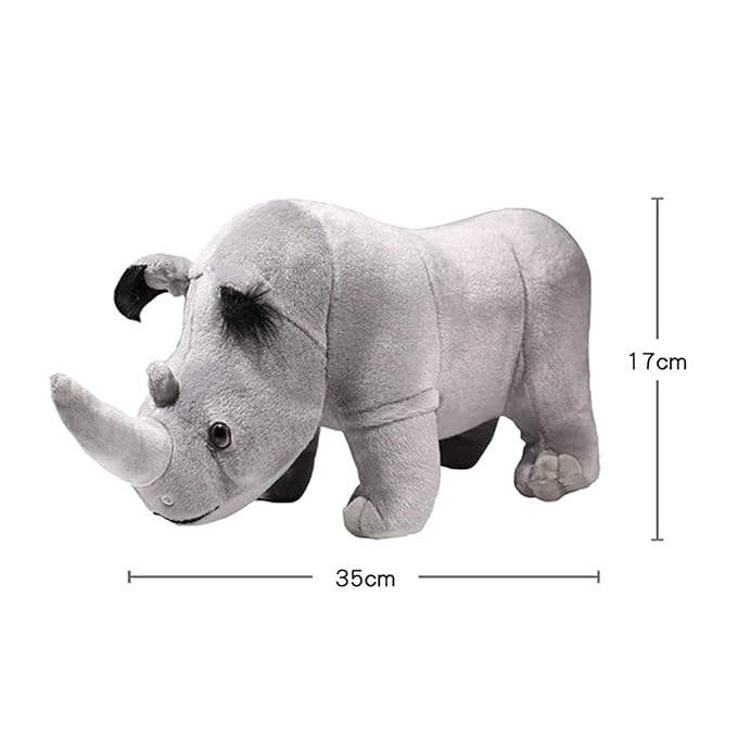 White Rhino Plush 18156 - Image 2