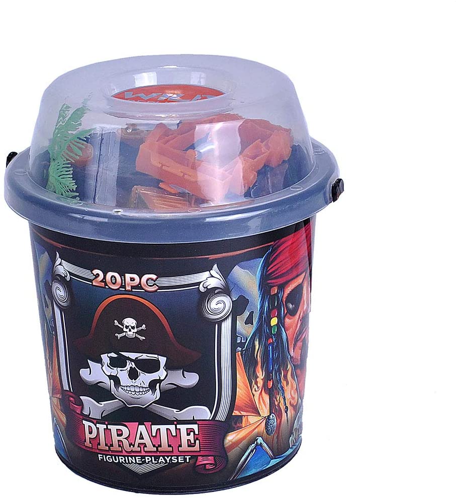 Wild Republic Adventure Bucket Figurine Set Pirate - Image 2