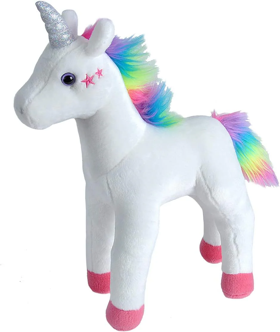 Wild Republic Cuddlekins White Stars Unicorn