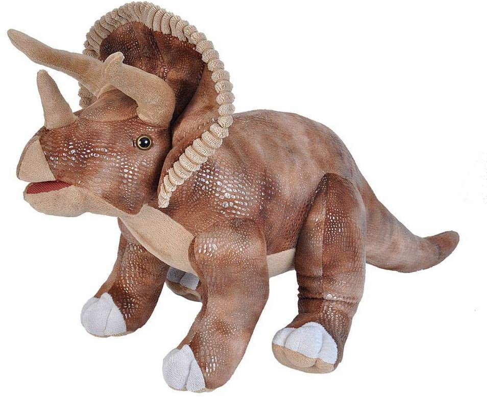 Wild Republic Triceratops Dinosaur Plush 25inch