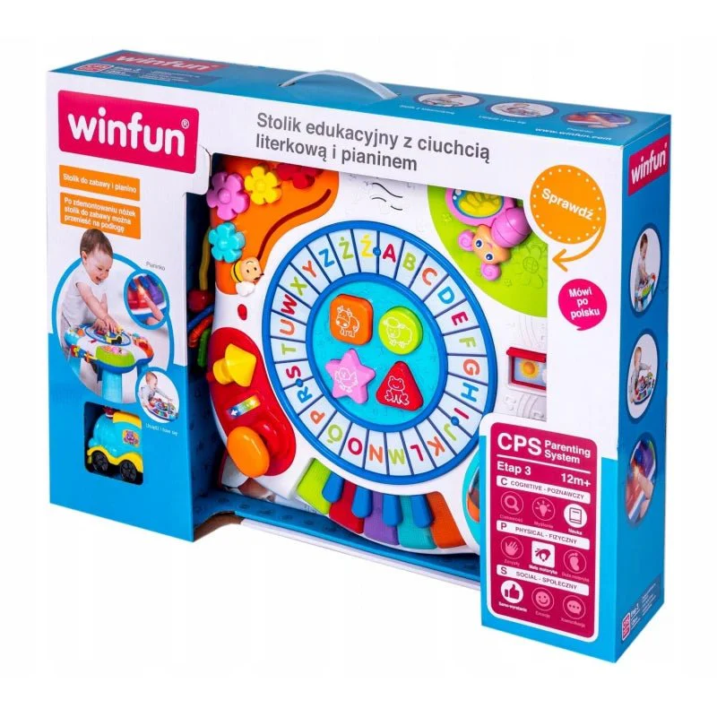 WinFun Letter Train & Piano Activity Table 000801