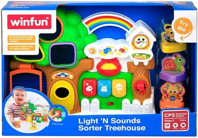WinFun Light 'N Sounds Sorter Treehouse 000786 - Image 4