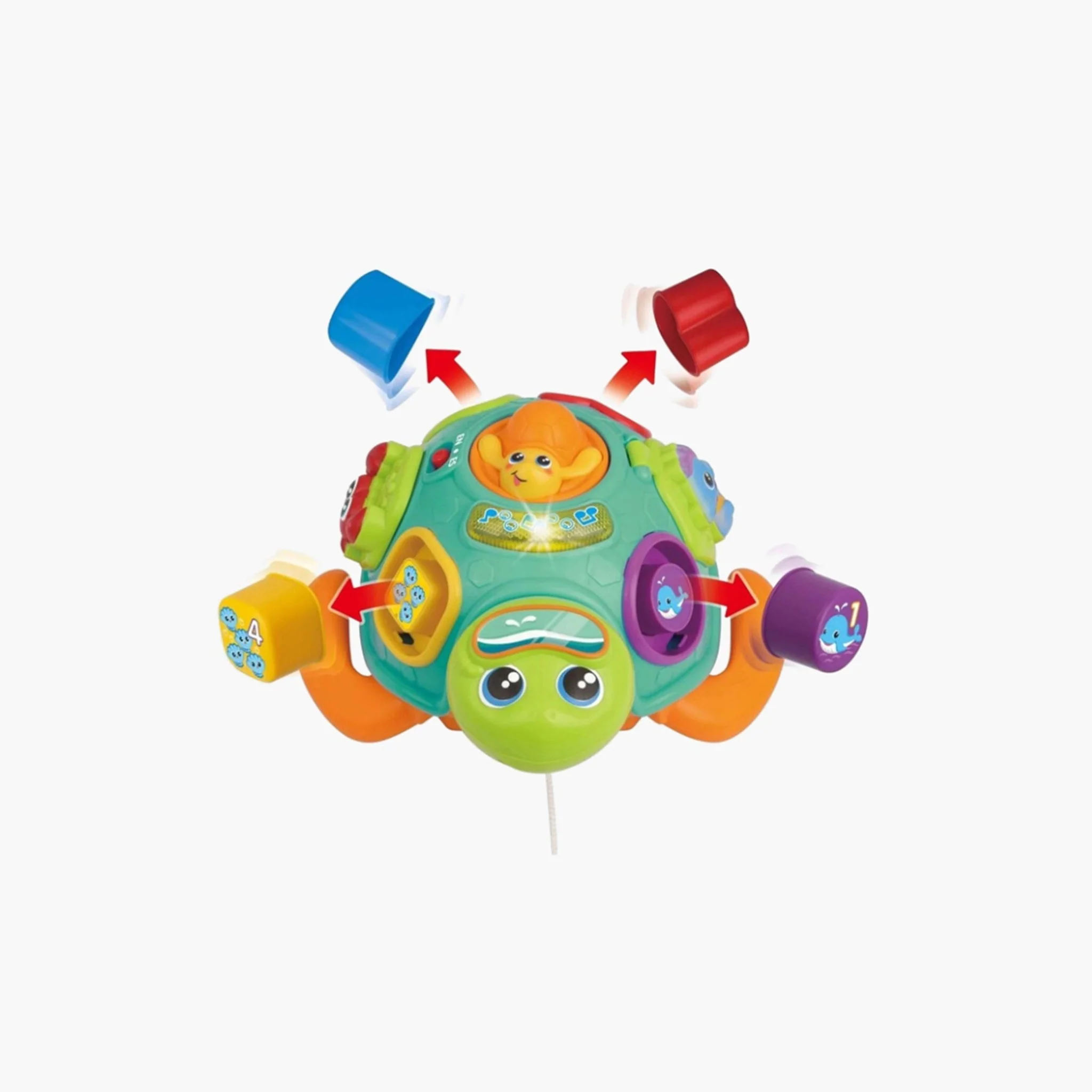 Winfun Pull Along Sort 'N Learn Turtle 240301 - Image 2