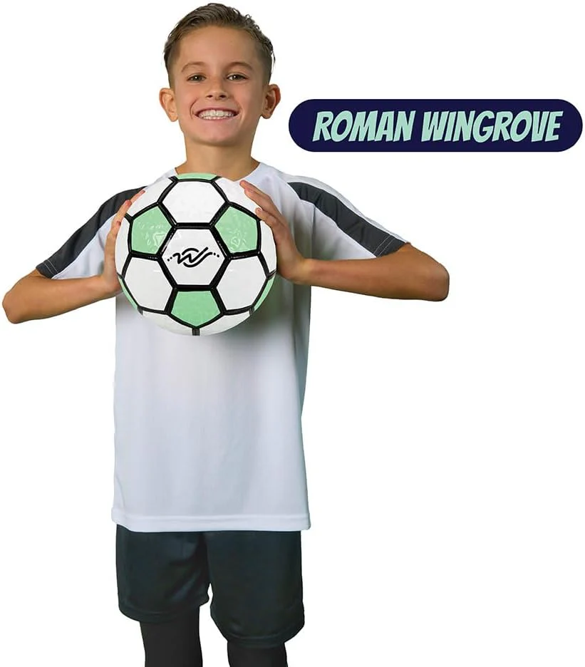 Wingrove Sports Creations Power Ball Football – Size 4 Lightweight Trick & Skills Ball for Kids and Teens – Designed by Billy & Roman Wingrove – High-Power Shot & Technique Training - Image 6