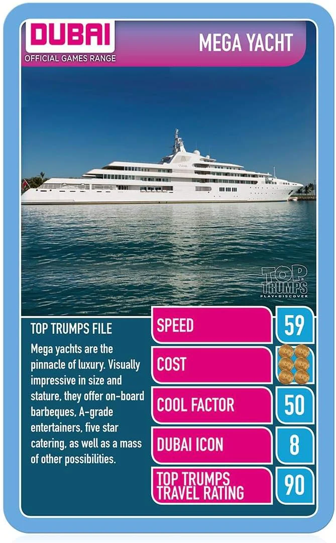 Winning Moves Toptrumps Dubai Transport WM00105 - Image 3