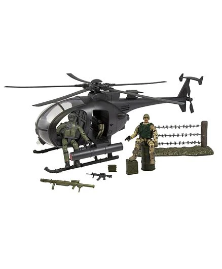 World Peacekeepers Combat Helicopter & 2 Figures