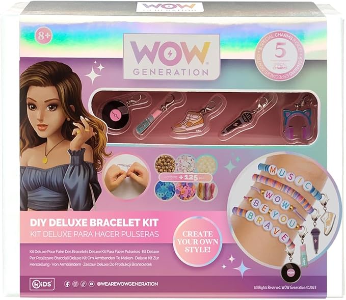 Wow Generation DIY Deluxe Metal Charms Bracelet Kit
