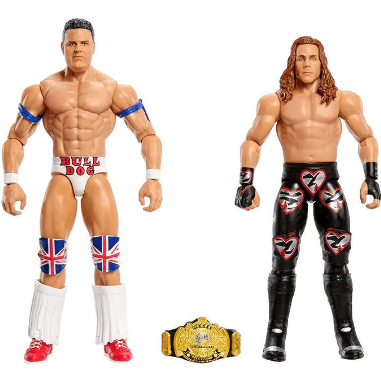 WWE Championship Showdown Wrestlers Action Figure - British Bulldog VS Shawn Michaels HTW06/GDF63 - Image 2