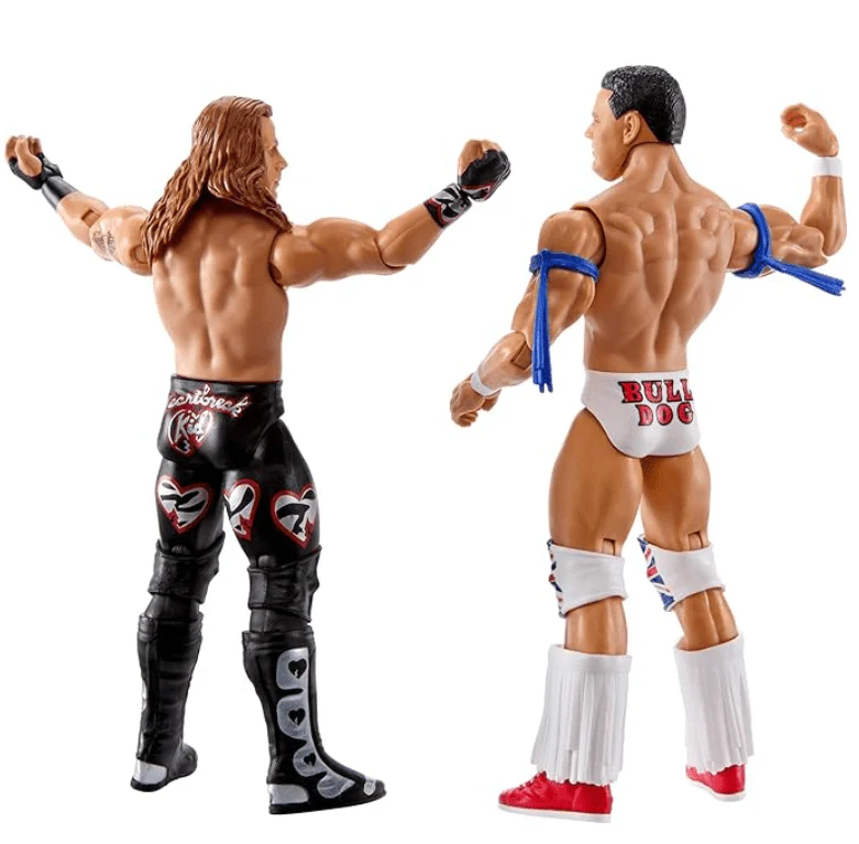 WWE Championship Showdown Wrestlers Action Figure - British Bulldog VS Shawn Michaels HTW06/GDF63 - Image 3