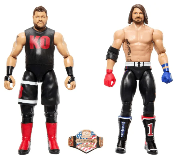 WWE Championship Showdown Wrestlers Action Figure - Kevin Owens VS AJ Styles HTW04/GDF63 - Image 2