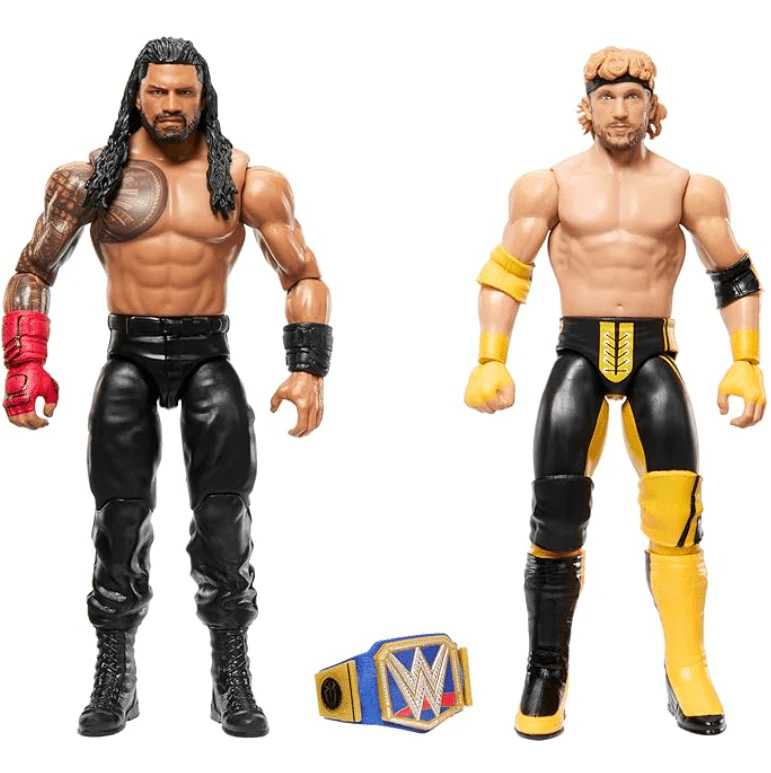 WWE Championship Showdown Wrestlers Action Figure - Roman Reigns VS Logan Paul HTW02/GDF63 - Image 2