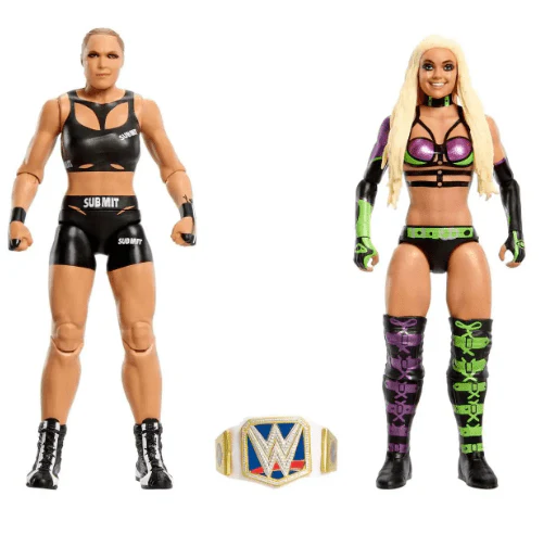 WWE Championship Showdown Wrestlers Action Figure - Ronda Rousey VS Liv Morgan HTW07/GDF63 - Image 2