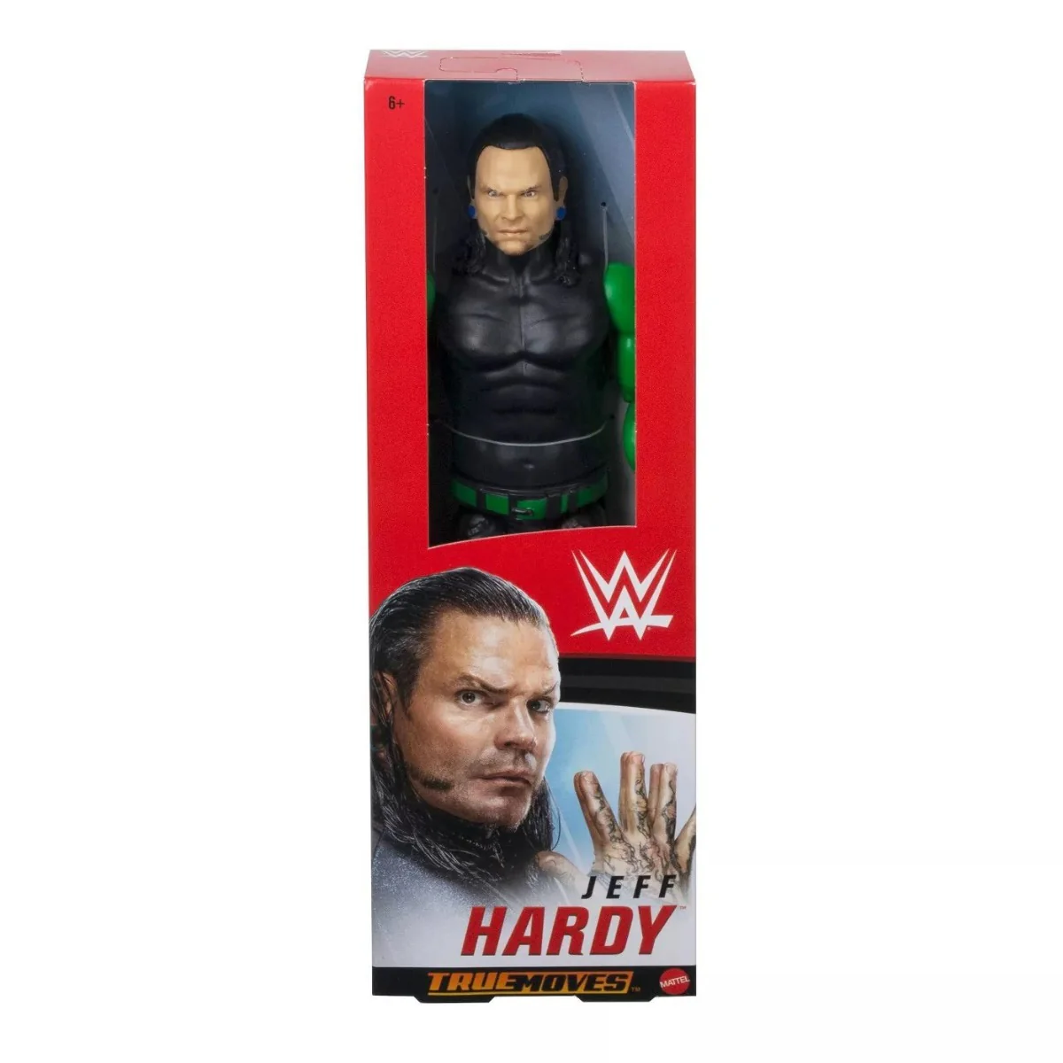 WWE Jeff Hardy Action Figure 12 Inch True Moves Action Figure DJJ16