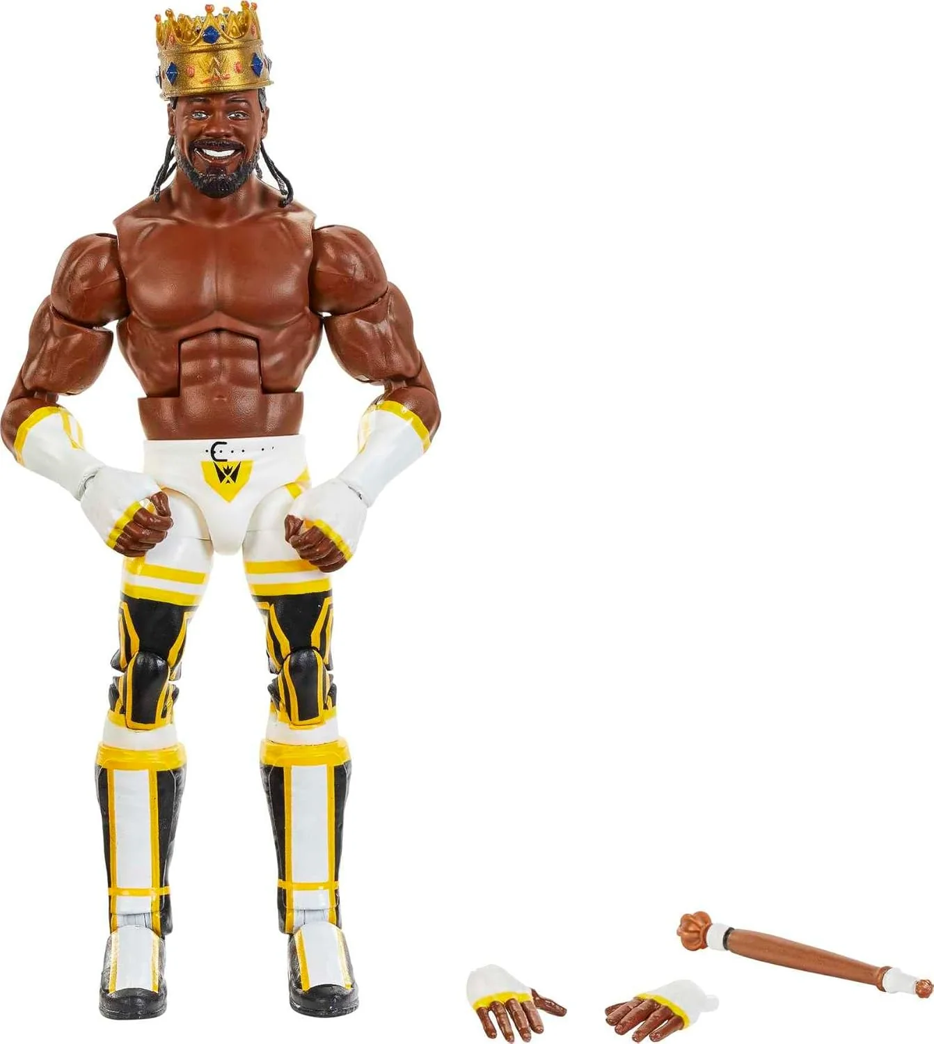 WWE King Woods Elite Action Figure - Image 6