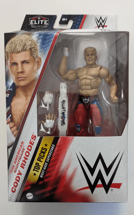 WWE Mattel Cody Rhodes Elite Top Picks Series HTX74/GNM28
