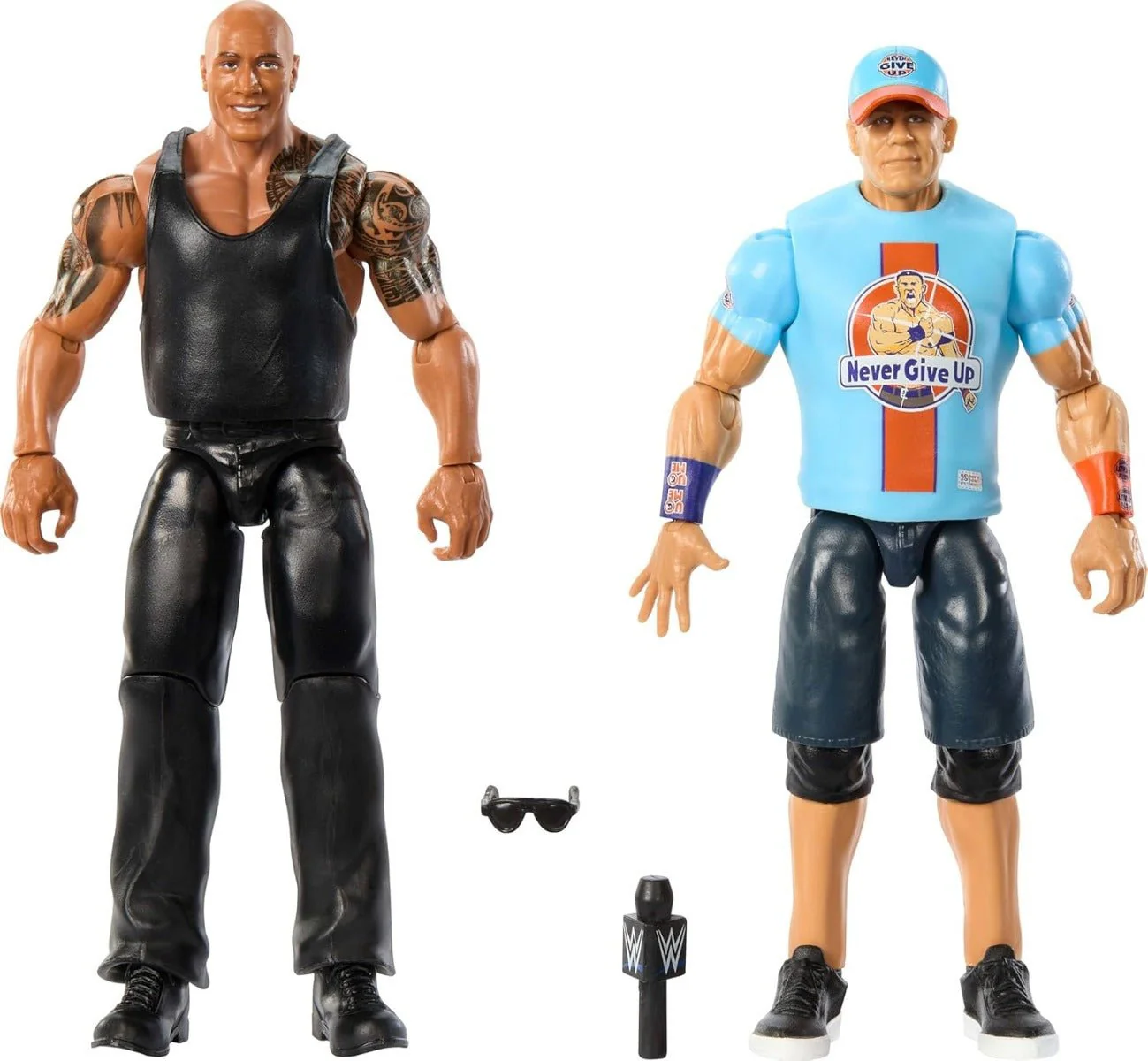WWE Mattel The Rock vs John Cena Action Figure GDF63/JCV67