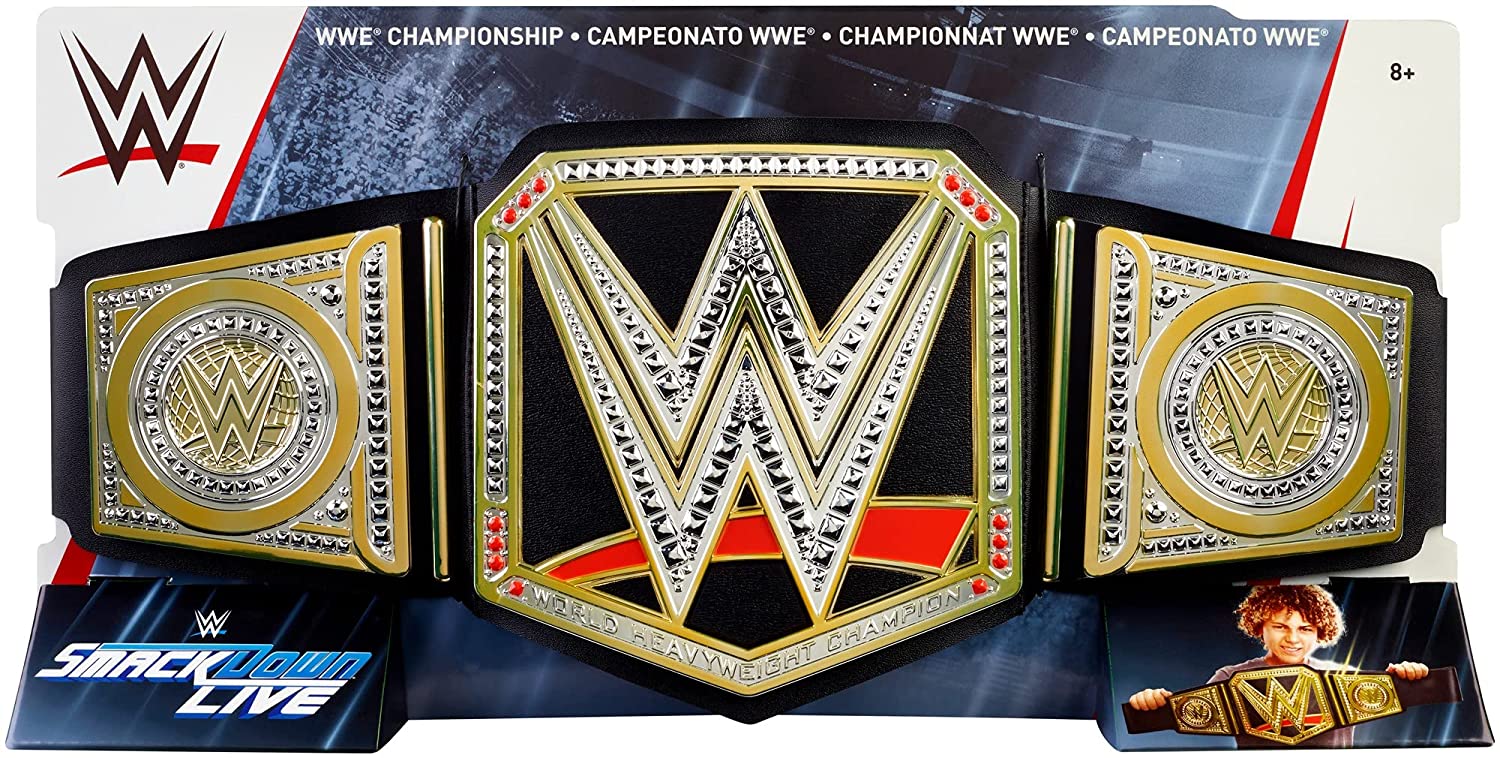 WWE World Heavyweight Wrestling Championship Title Belt Black GDB49 - Image 5