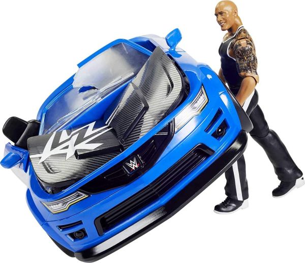 WWE Wrekkin Slam-Mobile Vehicle with The Rock Basic Action Figure GYV51 - Image 5