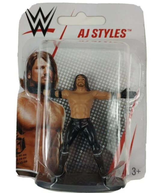 WWE Wrestling AJ Styles 3 inch Mini Figurine GGJ18