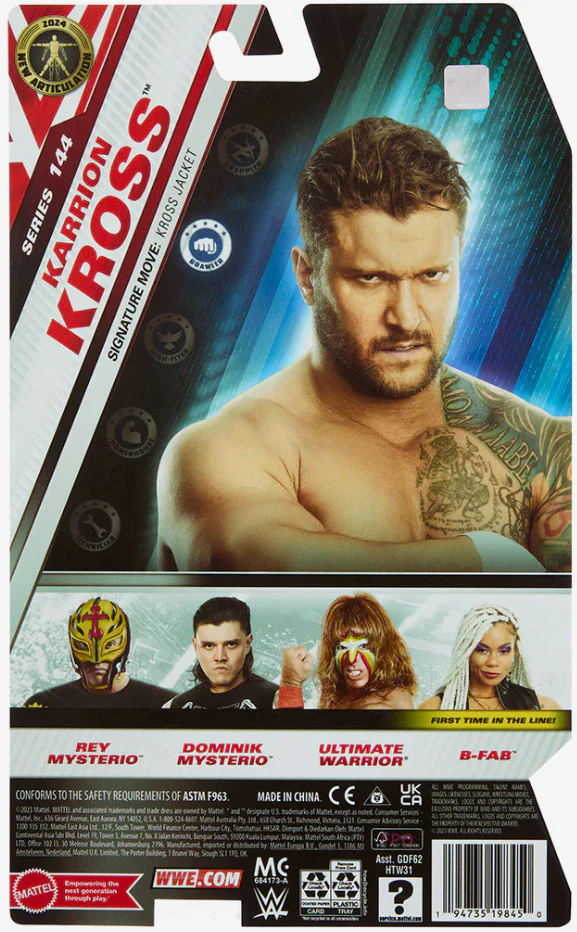 WWE Wrestling Series 144 Karrion Ross Action Figure HTW31/GDF62 - Image 2