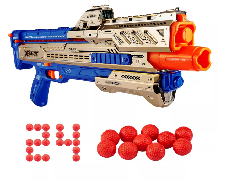 X-Shot Chaos Golden Orbit Blaster Royale Edition 36414