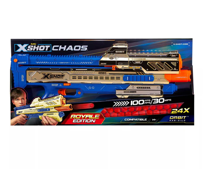 X-Shot Chaos Golden Orbit Blaster Royale Edition 36414 - Image 4