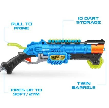 X-Shot Dino Attack Claw Hunter Foam Dart Blaster 4861 - Image 2