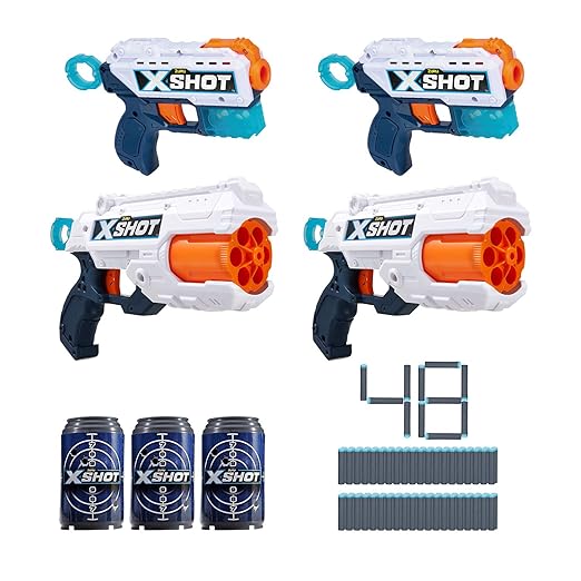 X-Shot Excel Double Kickback Double Reflex 6 Foam XS-36234/XS-36234-A