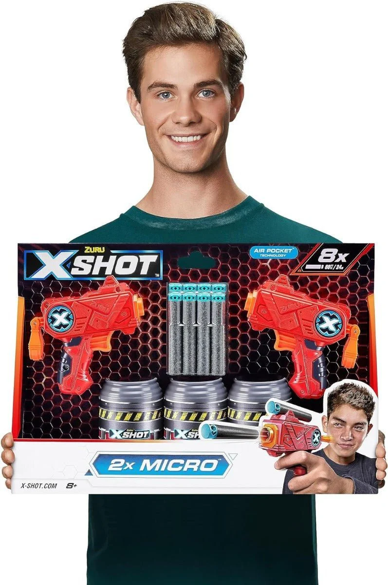 X-Shot Excel Double Micro Dart Gun Shootout Set - Image 3