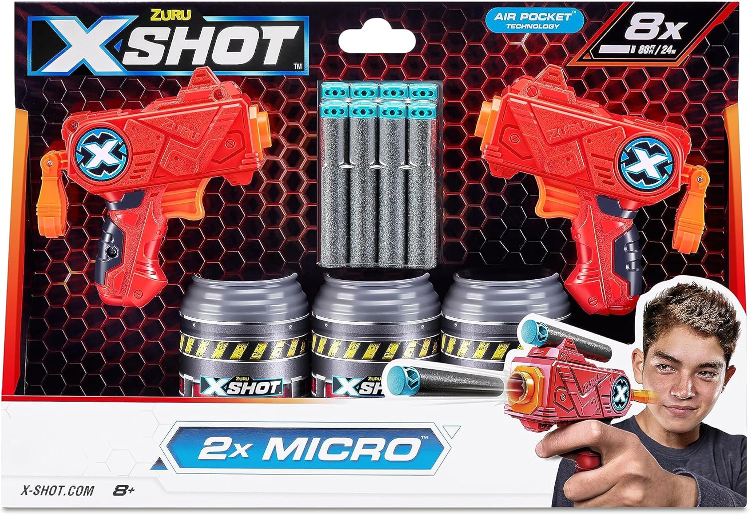 X-Shot Excel Double Micro Dart Gun Shootout Set - Image 4
