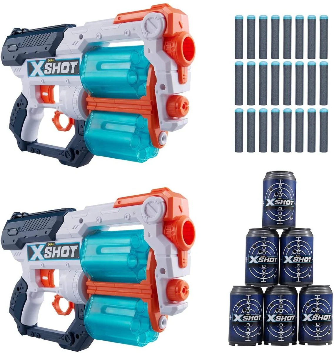 X-Shot Excel Double Xcess Foam Dart Blaster 36259