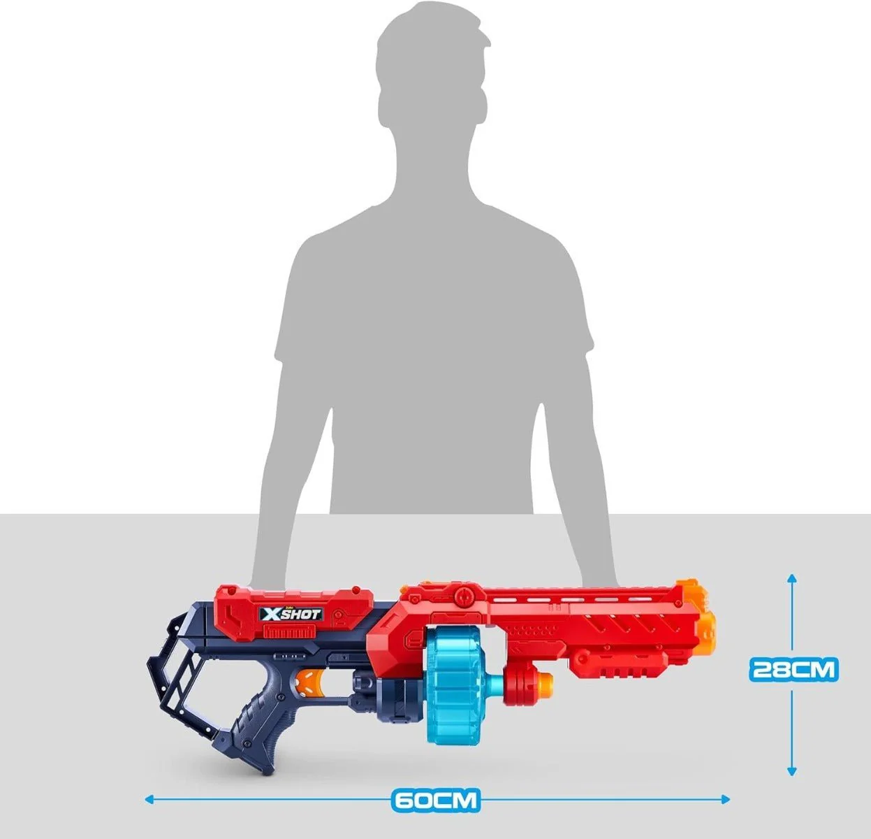 X-Shot Excel Turbo Fire Blaster With Darts 36270 - Image 5