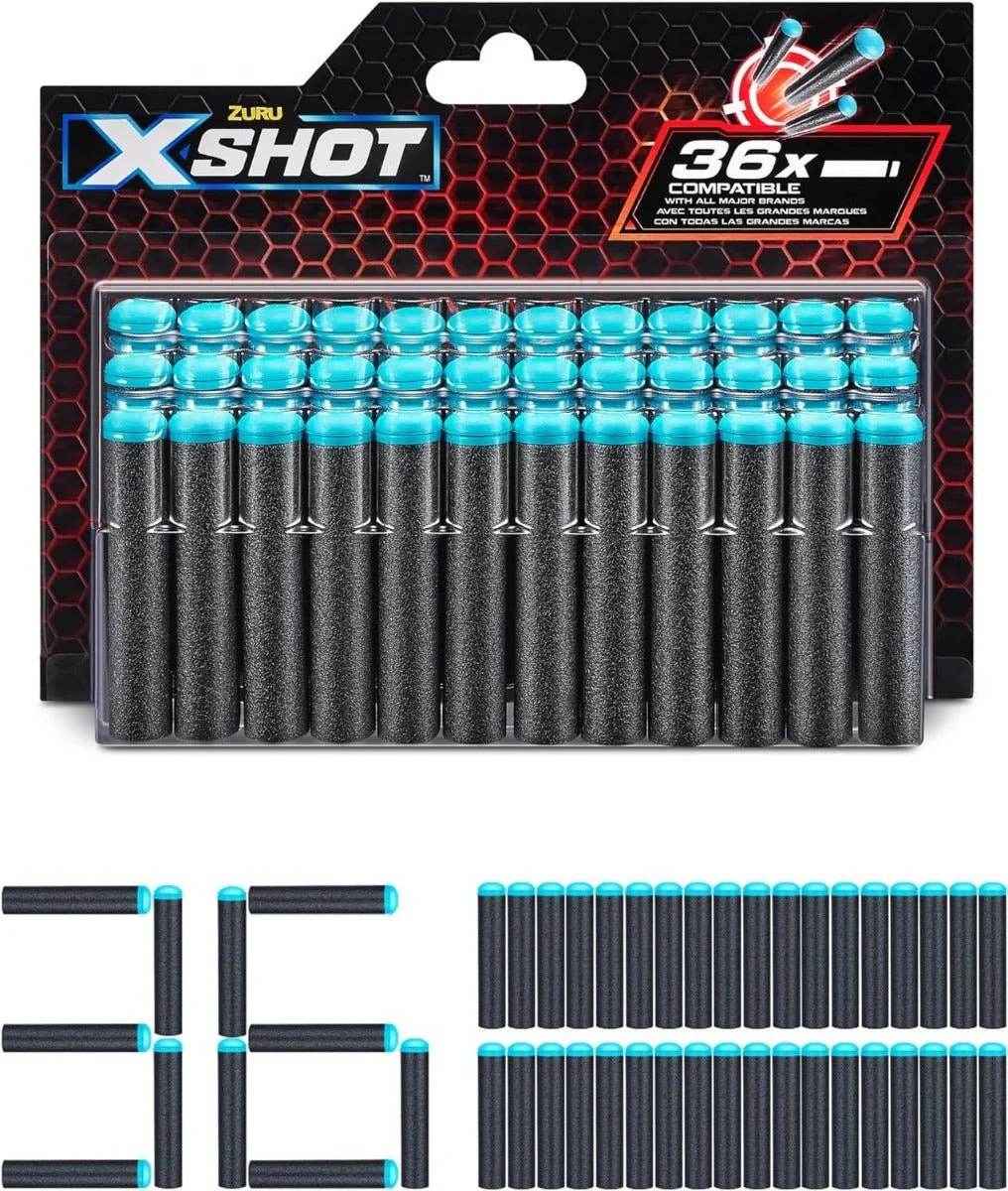 X-Shot Excel Turbo Fire Foam Dart Blaster Refill 3618 - Image 3