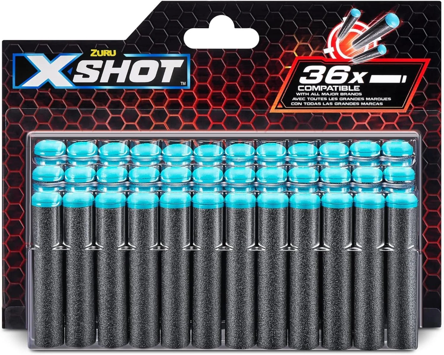 X-Shot Excel Turbo Fire Foam Dart Blaster Refill 3618 - Image 4