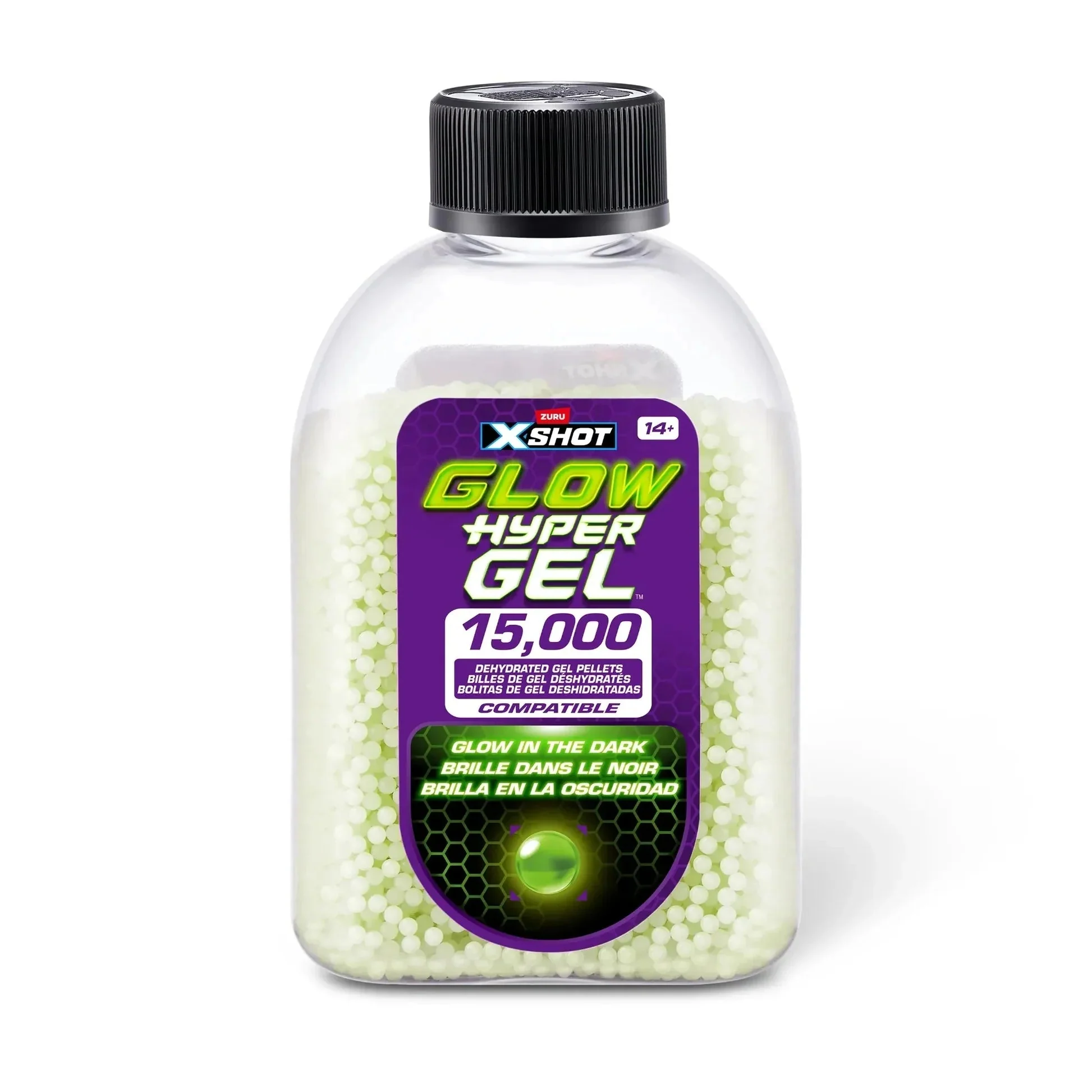 X-Shot Hyper Gel Glow In The Dark Gellet Refill (15,000pcs) XS-36785 - Image 2