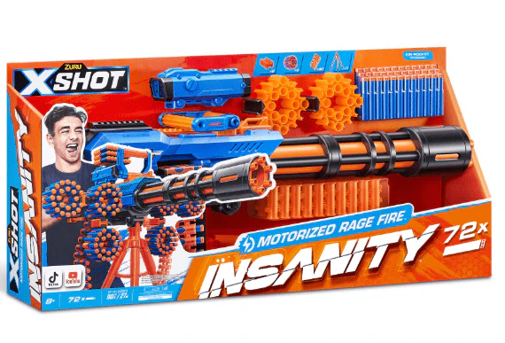 X-Shot Insanity Motorized Rage Fire XS-36605 - Image 2