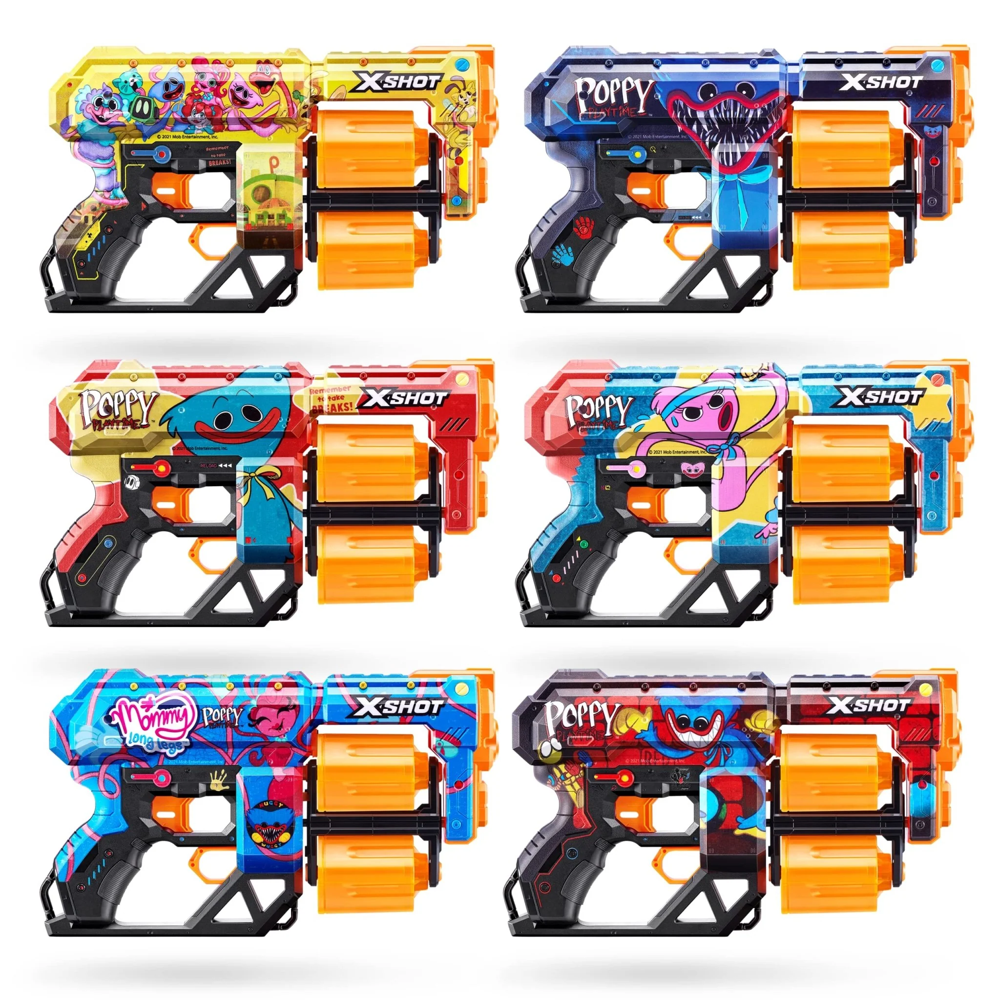 X-Shot Skins Dread Poppy Playtime 12 Darts - Kissy XS-36650E - Image 2