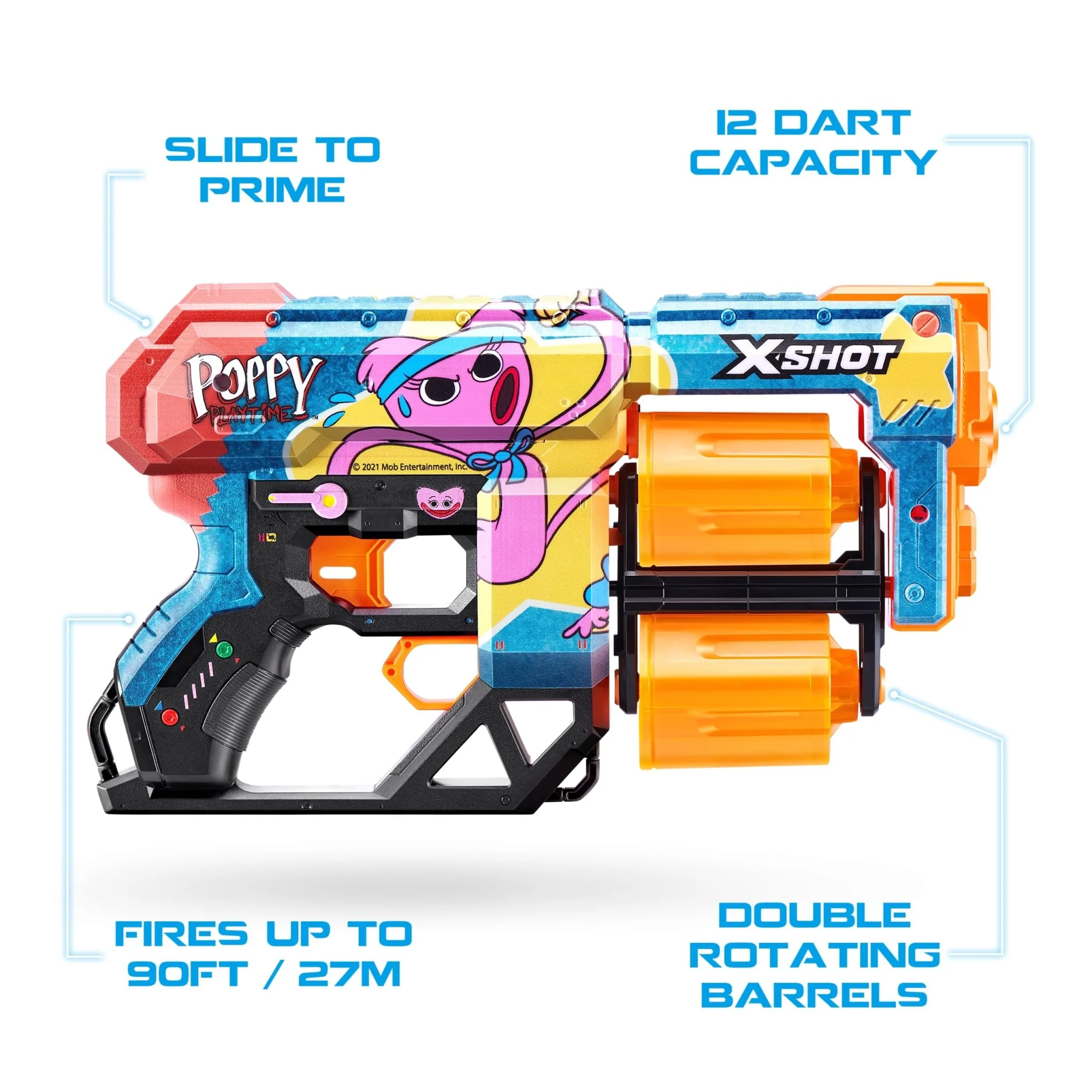 X-Shot Skins Dread Poppy Playtime 12 Darts - Kissy XS-36650E - Image 6