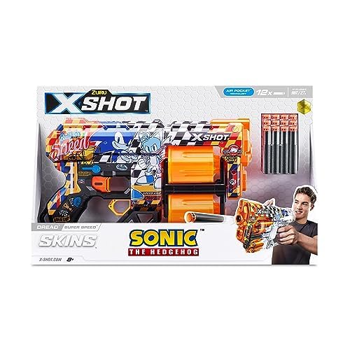 X-Shot Skins Dread Super Speed Sonic 12 Darts XS-36583E