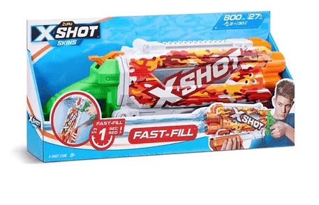 X-Shot Skins - Fast-Fill Pump Action Water Blaster - Sun Camo XS-11855B - Image 2
