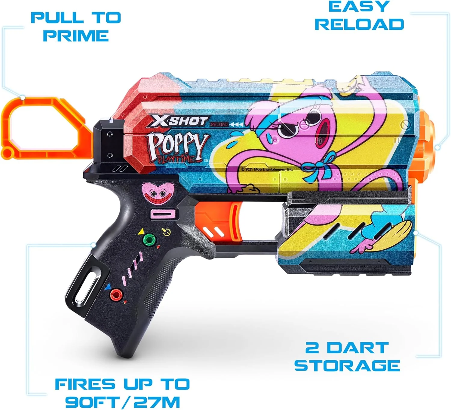 X-Shot Skins Flux Jumpscare Poppy Playtime Blaster - Image 5