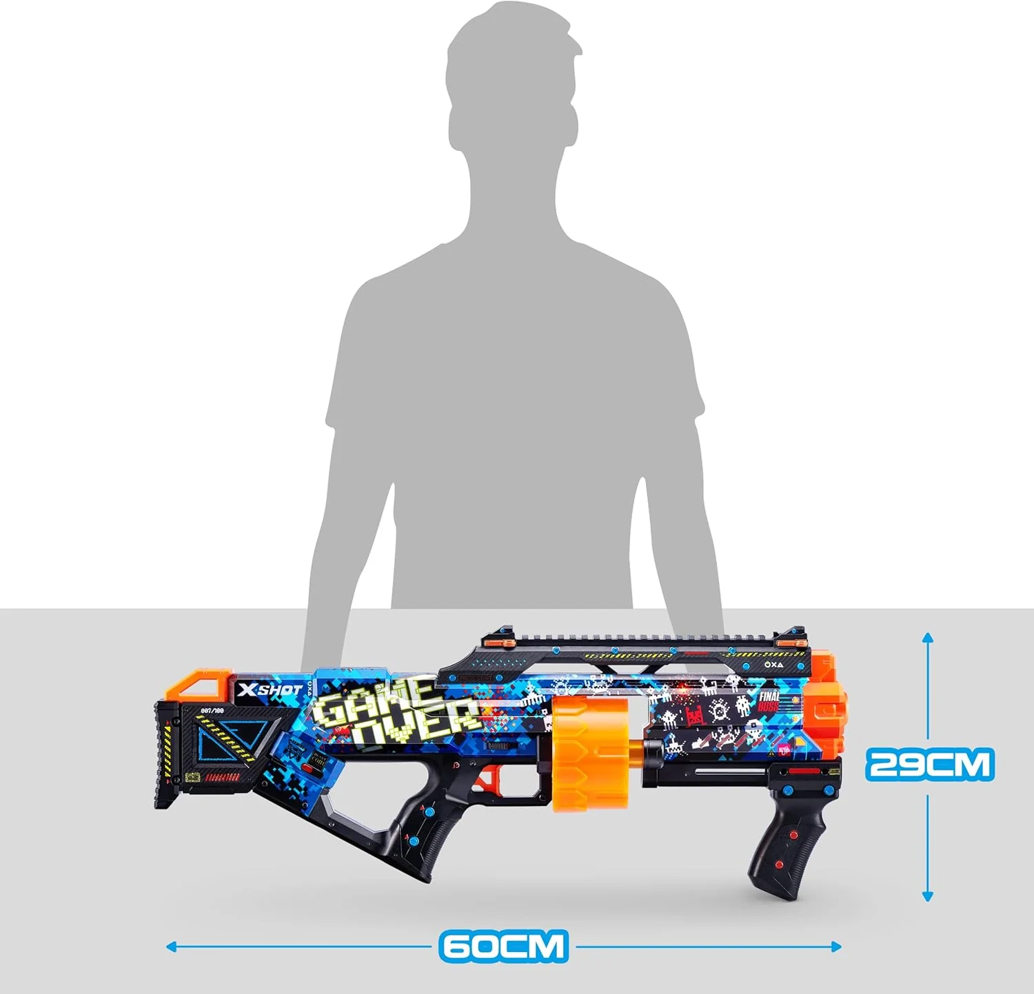 X-Shot Skins Last Stand Dart Blaster - Game Over - Image 4