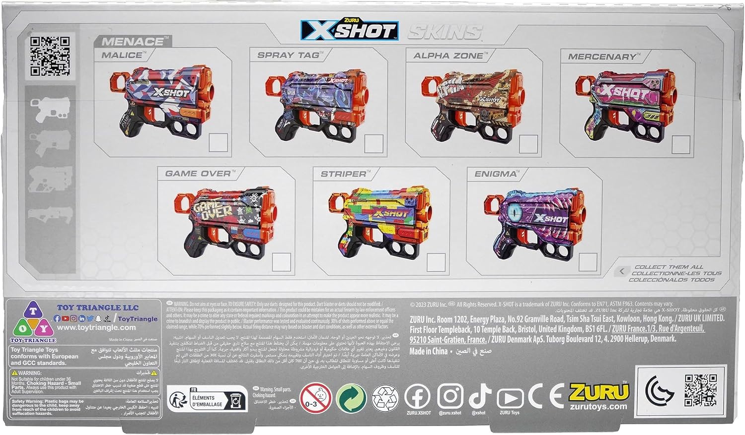 X-Shot Skins Menace 4-pack 24 Darts - Image 3