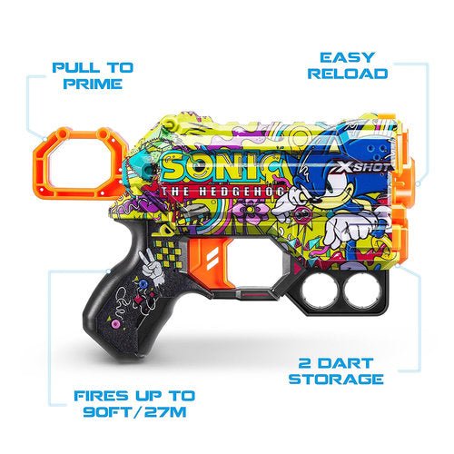 X-Shot Skins Menace Sonic The Hedgehog 8Darts - Image 2