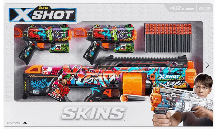 X-Shot Skins Mix Combo Pack Last Stand & 2pack Flux XS-36524