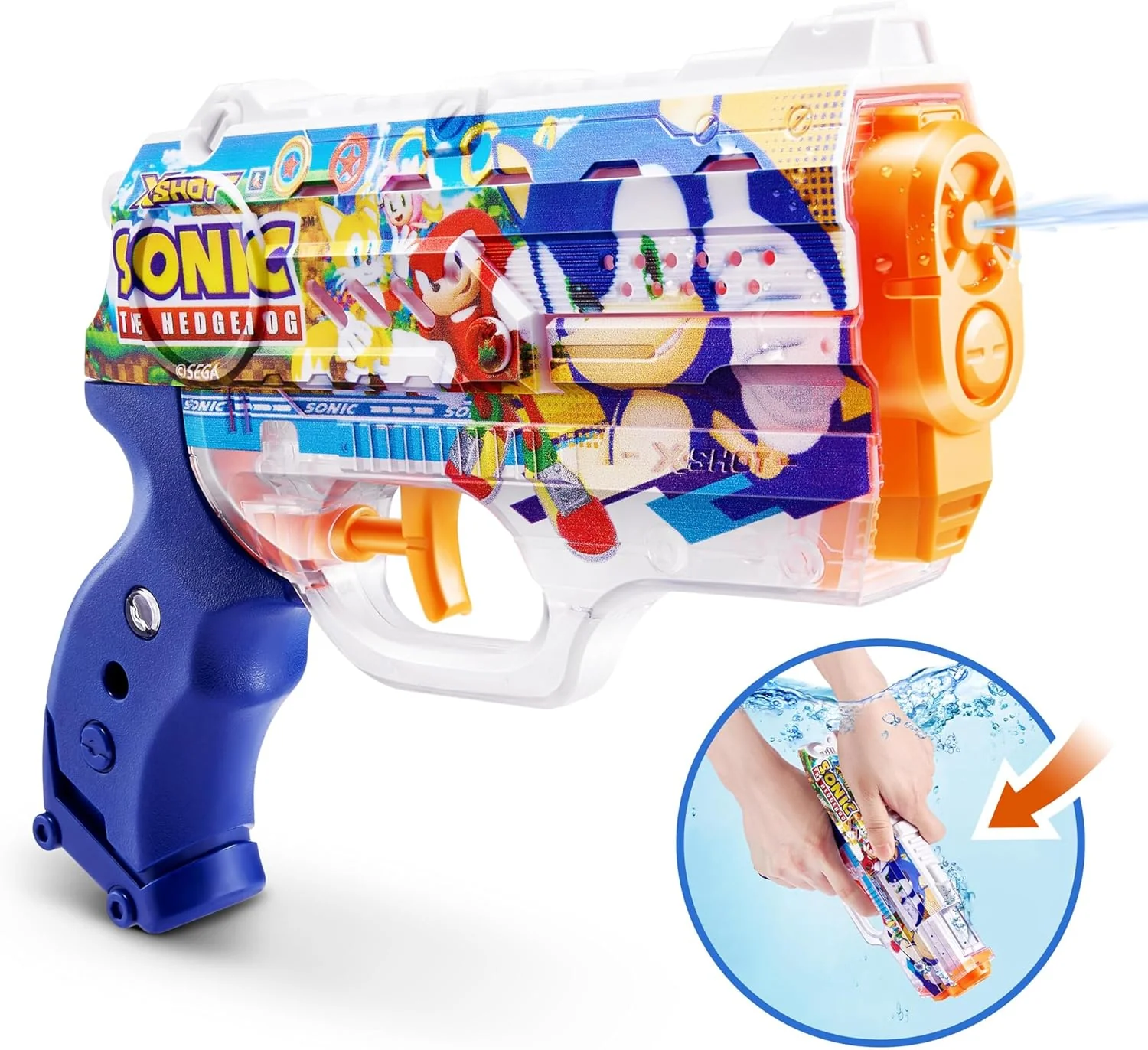 X-Shot Water Nano Fast-Fill Skins Sonic XS-118166 - Image 4